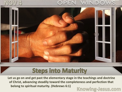 Steps into Maturity